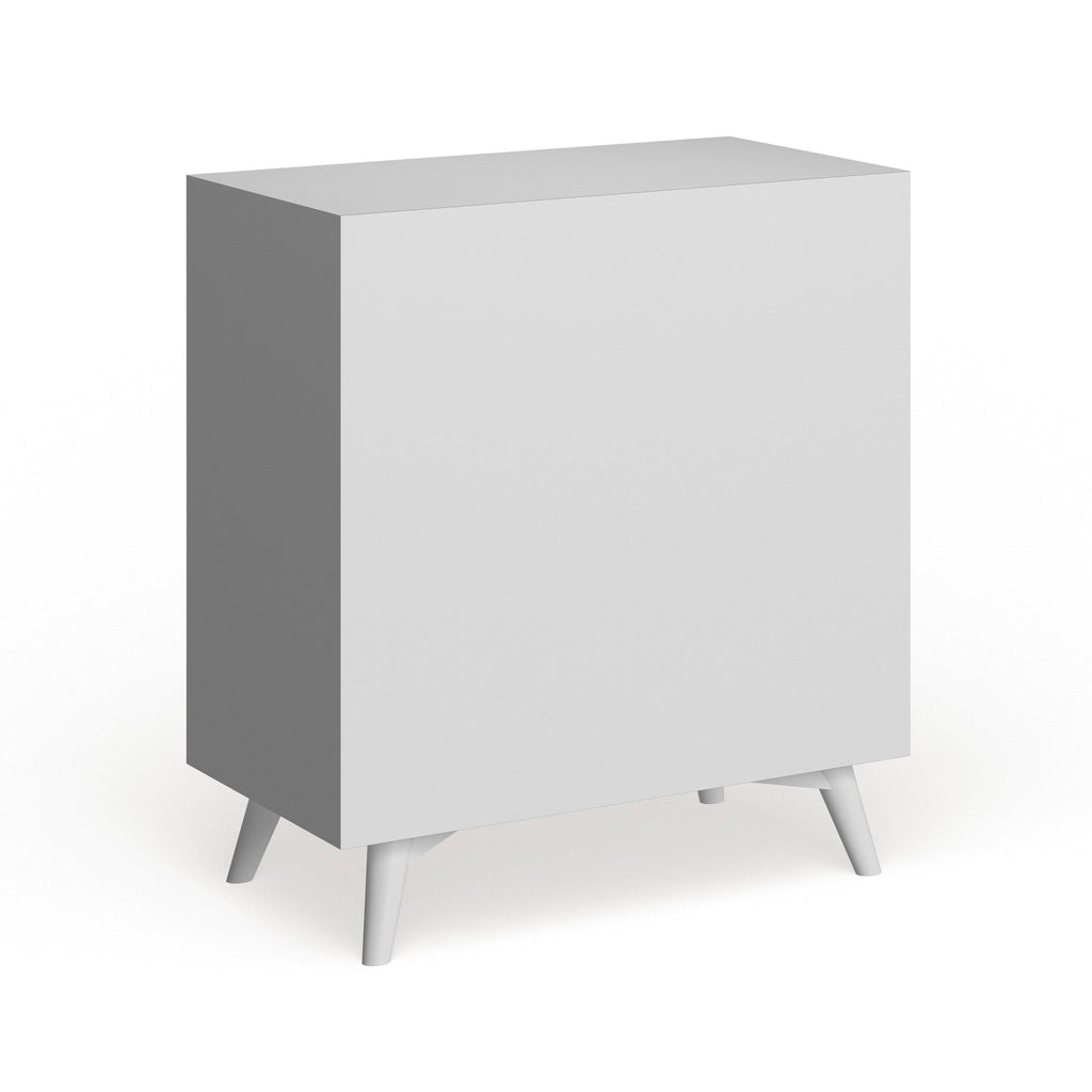 Brown Wood 3-Drawer Small Chest E981