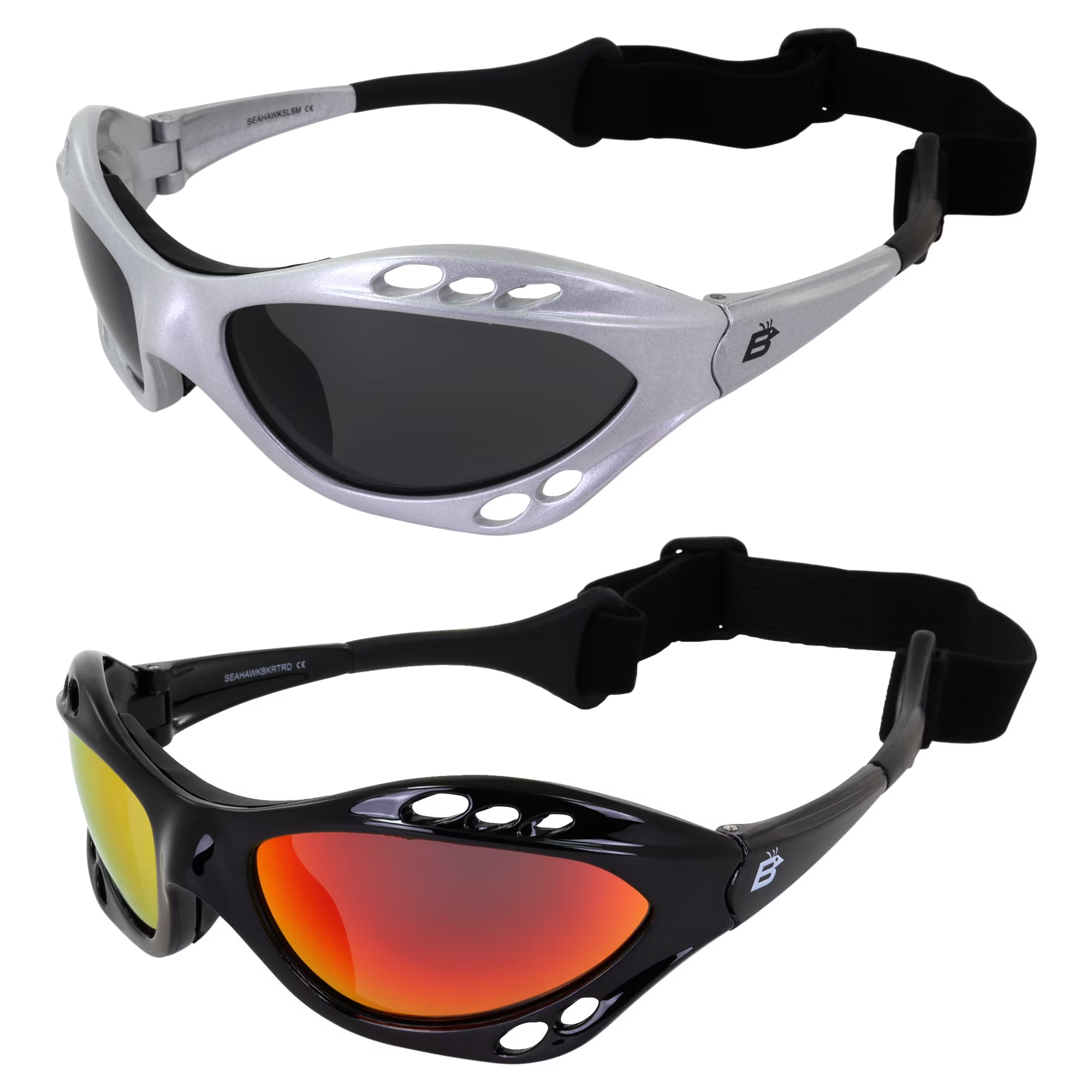 2 Pairs Polarized Sunglasses with Strap A6146