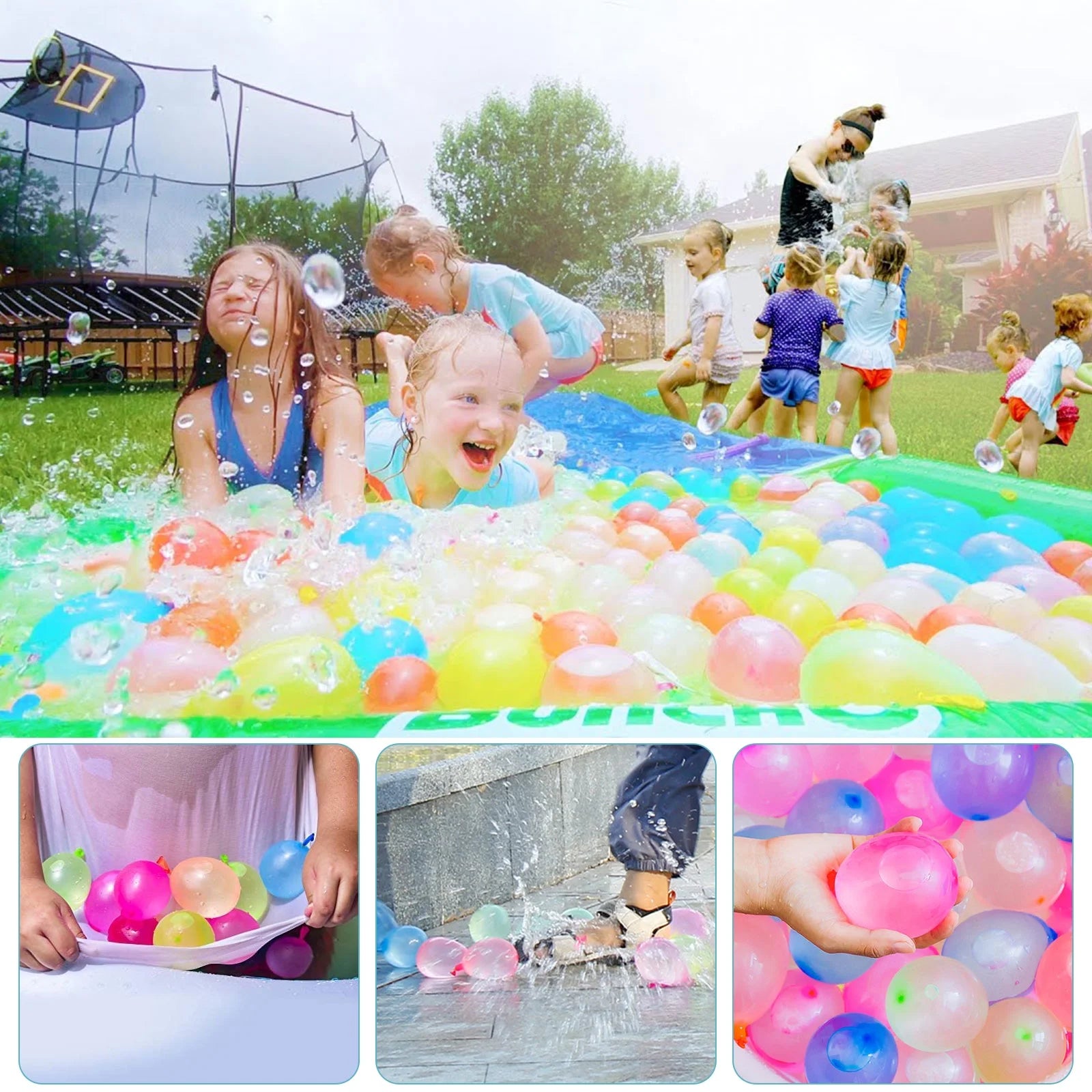1200Pcs Multicolor Self Sealing Water Balloons X459222