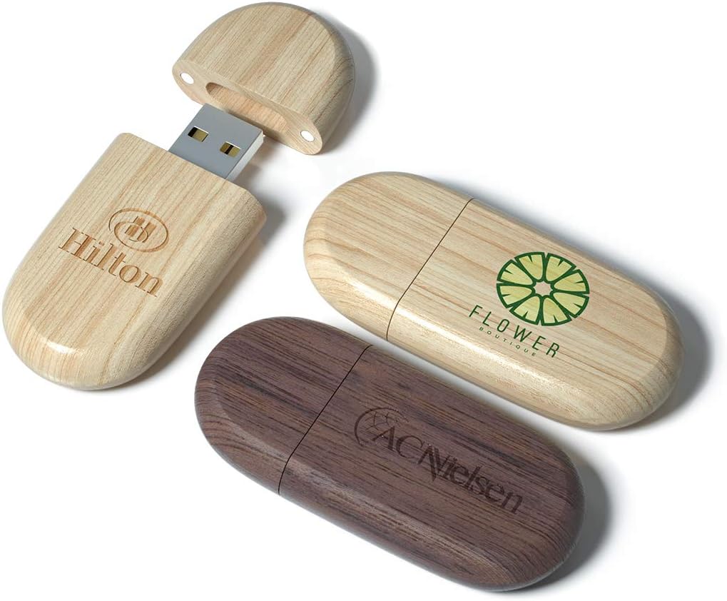 Custom Wood USB Flash Drive 128MB 50 Pack V9752