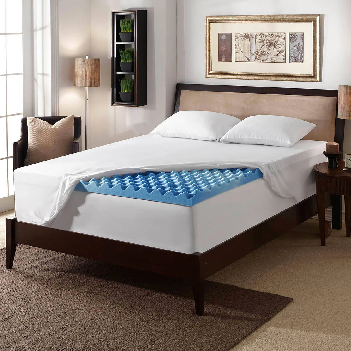 King Gel Memory Foam Airflow Topper H1651