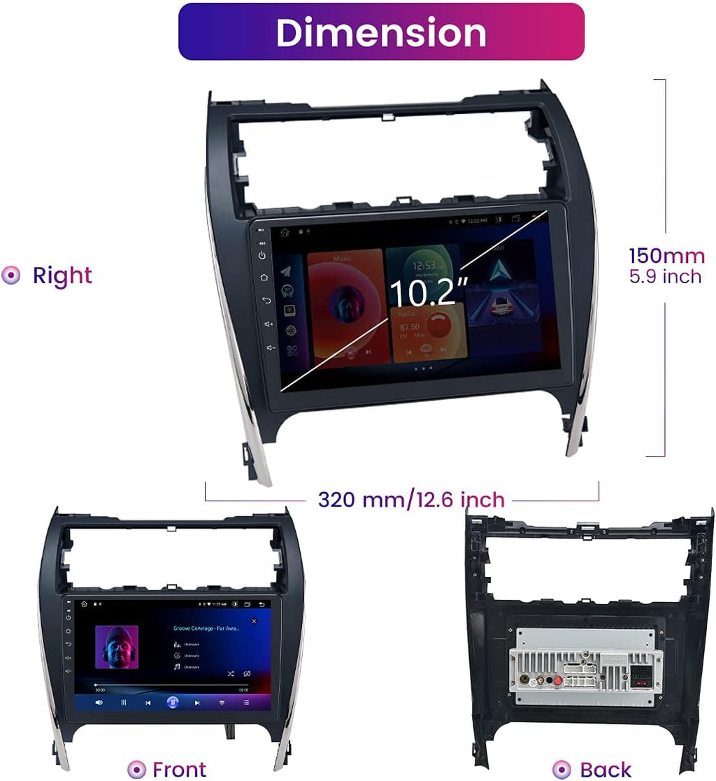 Car Stereo Bluetooth Radio with 1280x720 IPS Touch Screen U92223