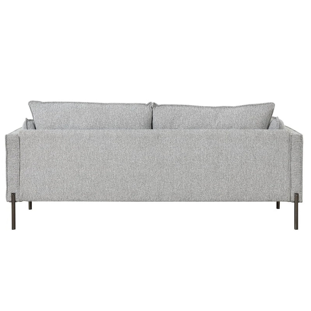 Gray 3 Seat Linen Fabric Sofa V771