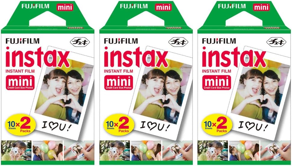 Instax Mini Instant Film 3 Twin Packs 60 Total Pictures F5687