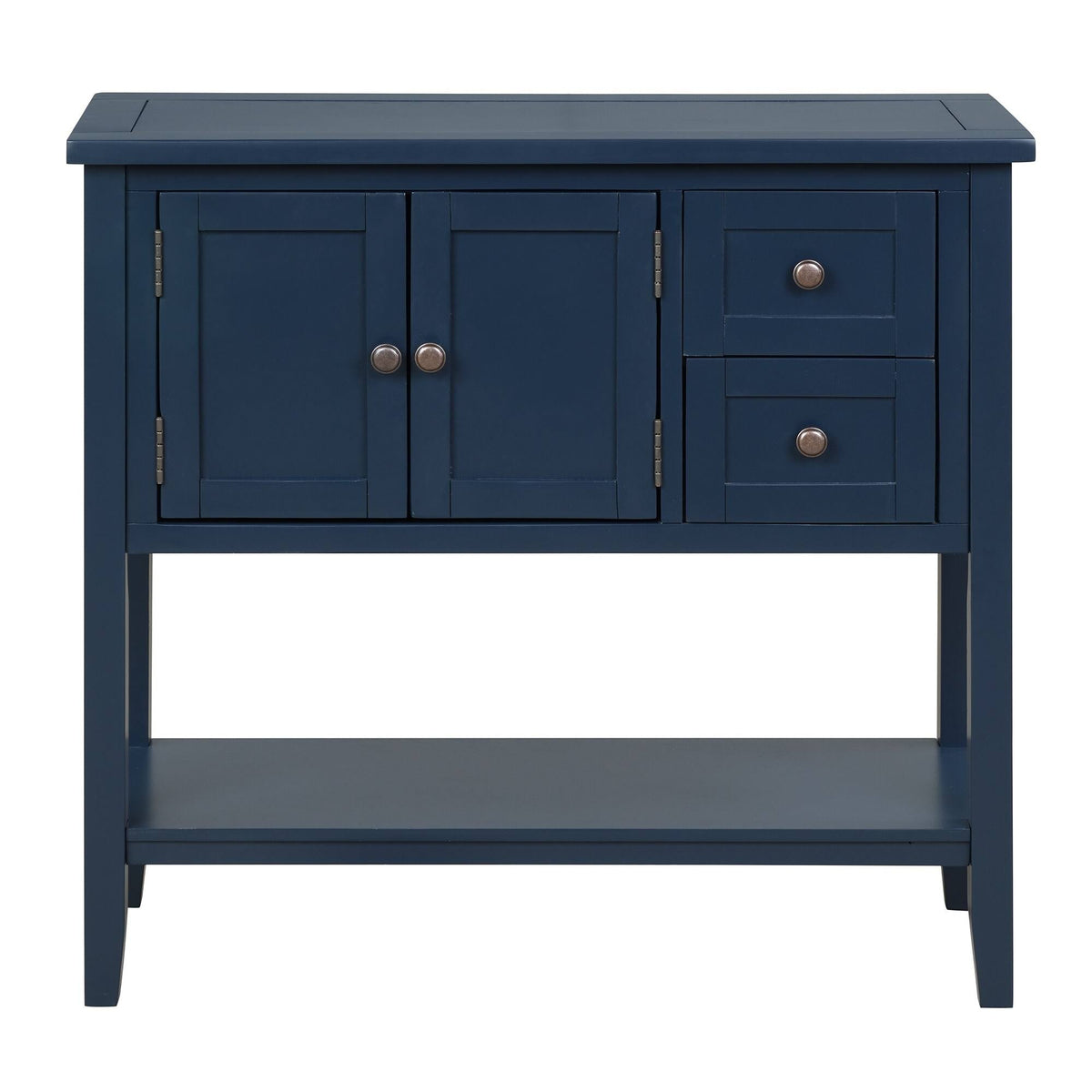 White Console Table with 2 Drawers O18078