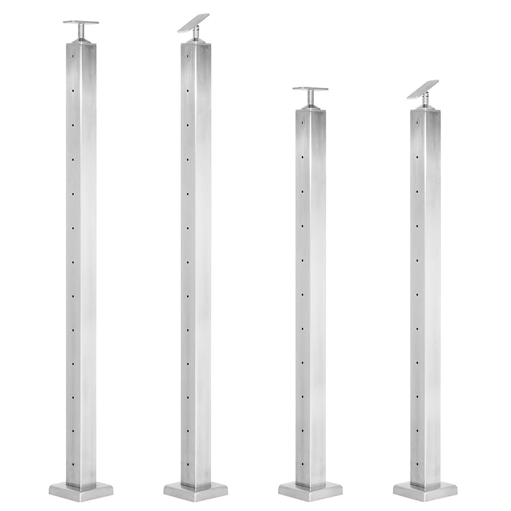 Welded Stainless Square Railing Posts E90709