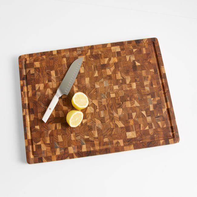 Teak Cutting Board with Juice Canal O541