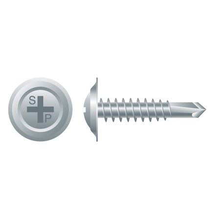Zinc Plated Phillips Oval Head Self-Drilling Screws Z296829