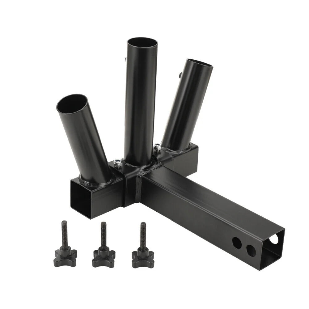 Heavy Duty 3 Flag Pole Holder Hitch Mount T65996