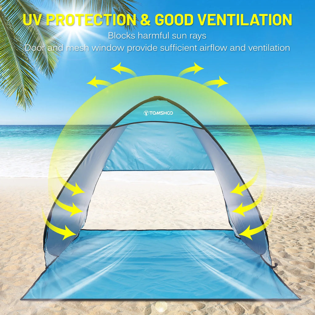 Pop Up Beach Tent with Carry Bag M903879