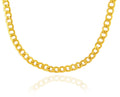 Hollow Cuban 10K Gold Chain 20" C3354