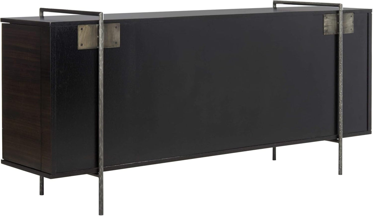 Natural Eucalyptus Wood Sideboard D835053
