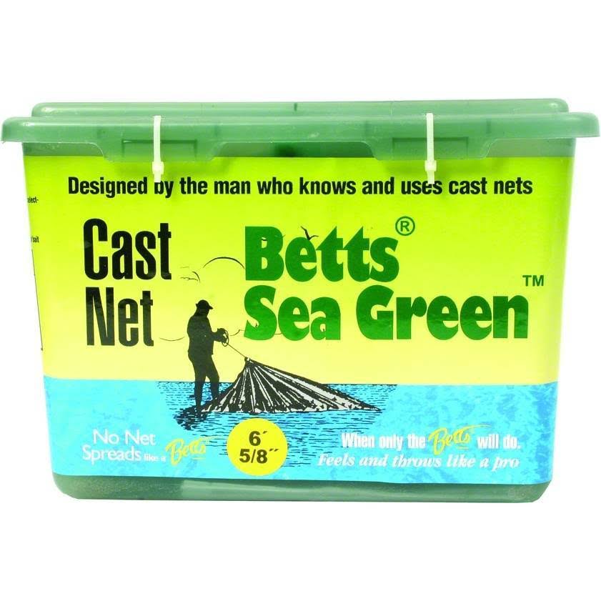 Sea Green Cast Net - 5/8 inch x 6 Foot J3803