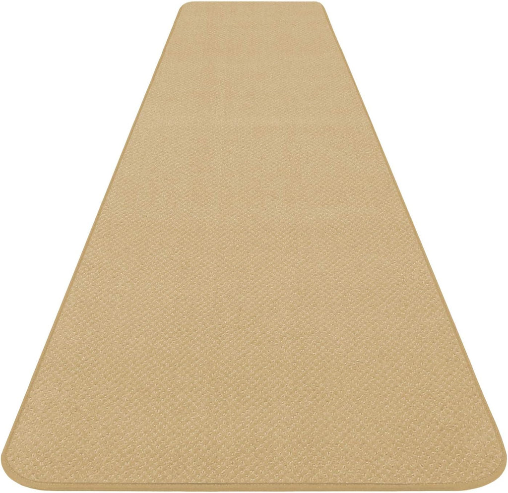 Skid-Resistant Carpet Runner - Camel Tan - 8 Feet X 27 Inches C397