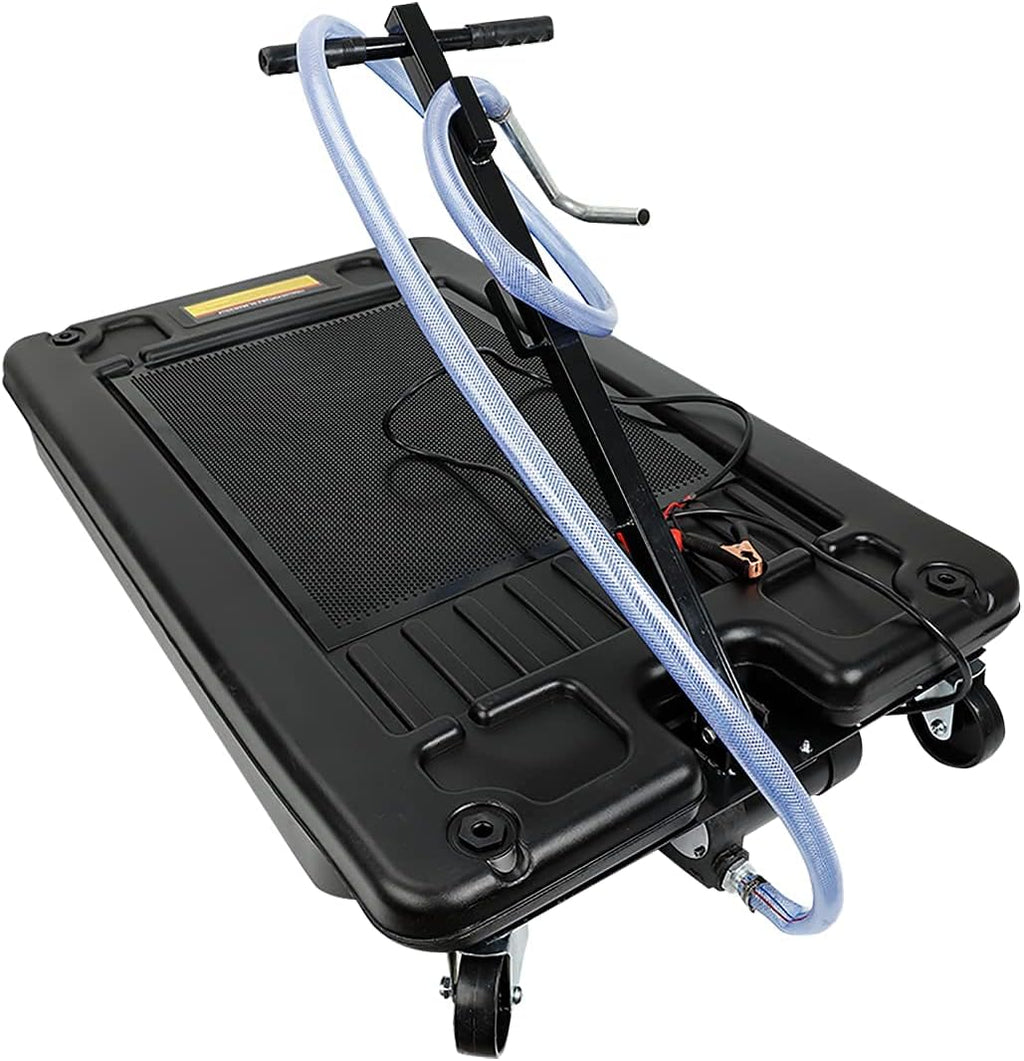 17 Gallon Oil Drain Pan with 12V DC Electric Pump F631026