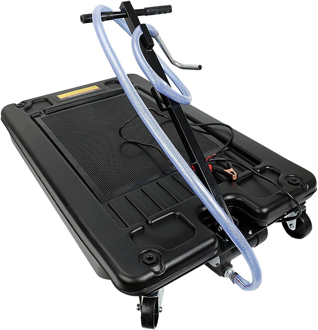 17 Gallon Oil Drain Pan with 12V DC Electric Pump F631026