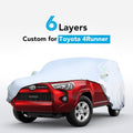 6 Layers All Weather Waterproof Outdoor Full Exterior Car Cover with Zipper M116