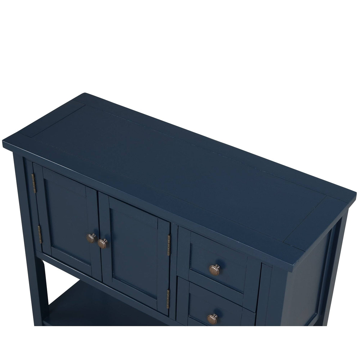 White Console Table with 2 Drawers O18078