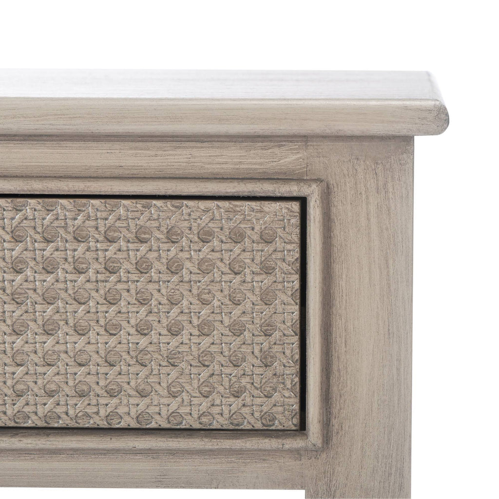 Greige 1 Drawer Accent Table S594