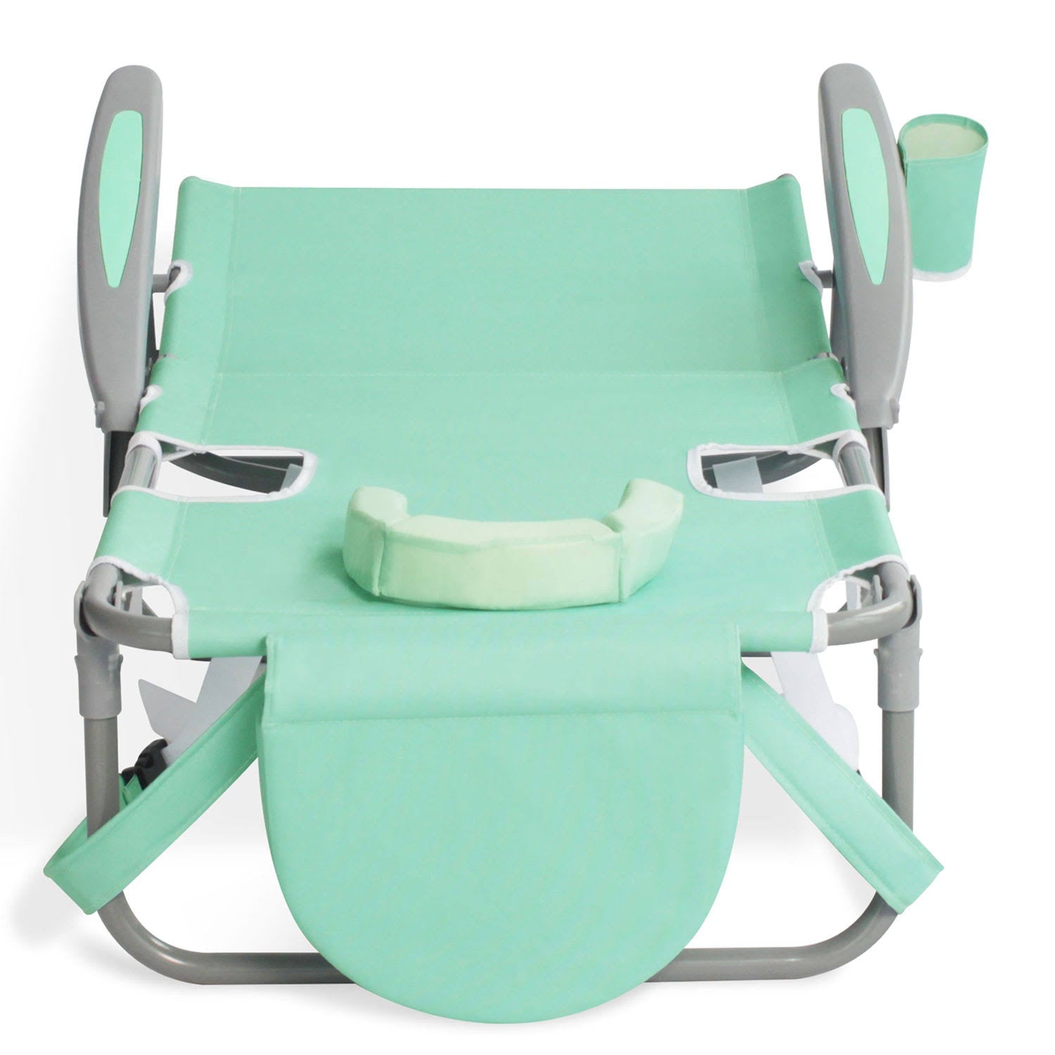 Teal Folding Reclining Outdoor Beach Camping Chair K45457