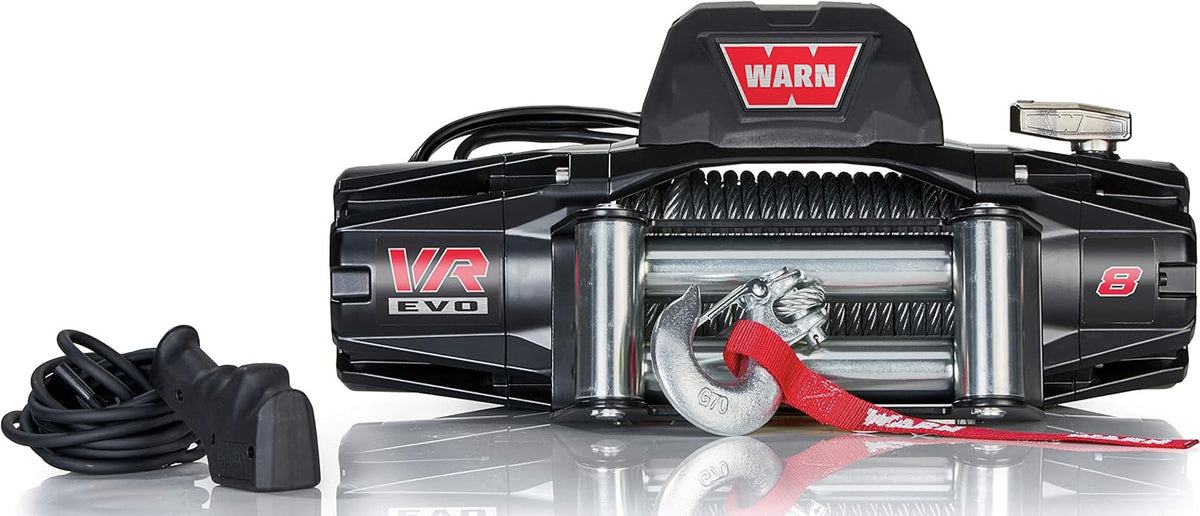 12V DC Electric Winch with Steel Cable Wire Rope S3834