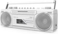 Cassette Player Recorder Boombox AM FM Radio Dual Stereo Speaker AC/Battery Operated AUX USB SD Port L68120