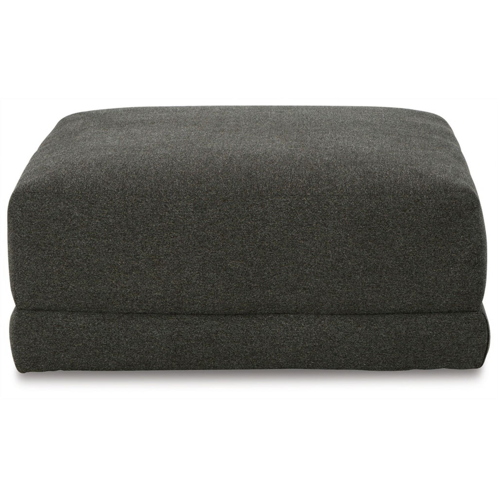 Gray Fabric Oversized Accent Ottoman N2194
