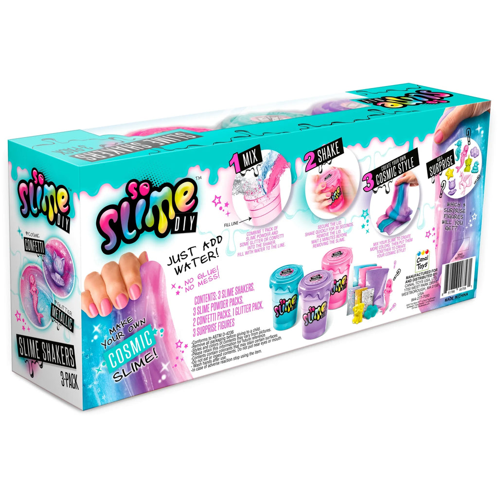 Rainbow Cosmic Slime Shakers 3 Pack A69595