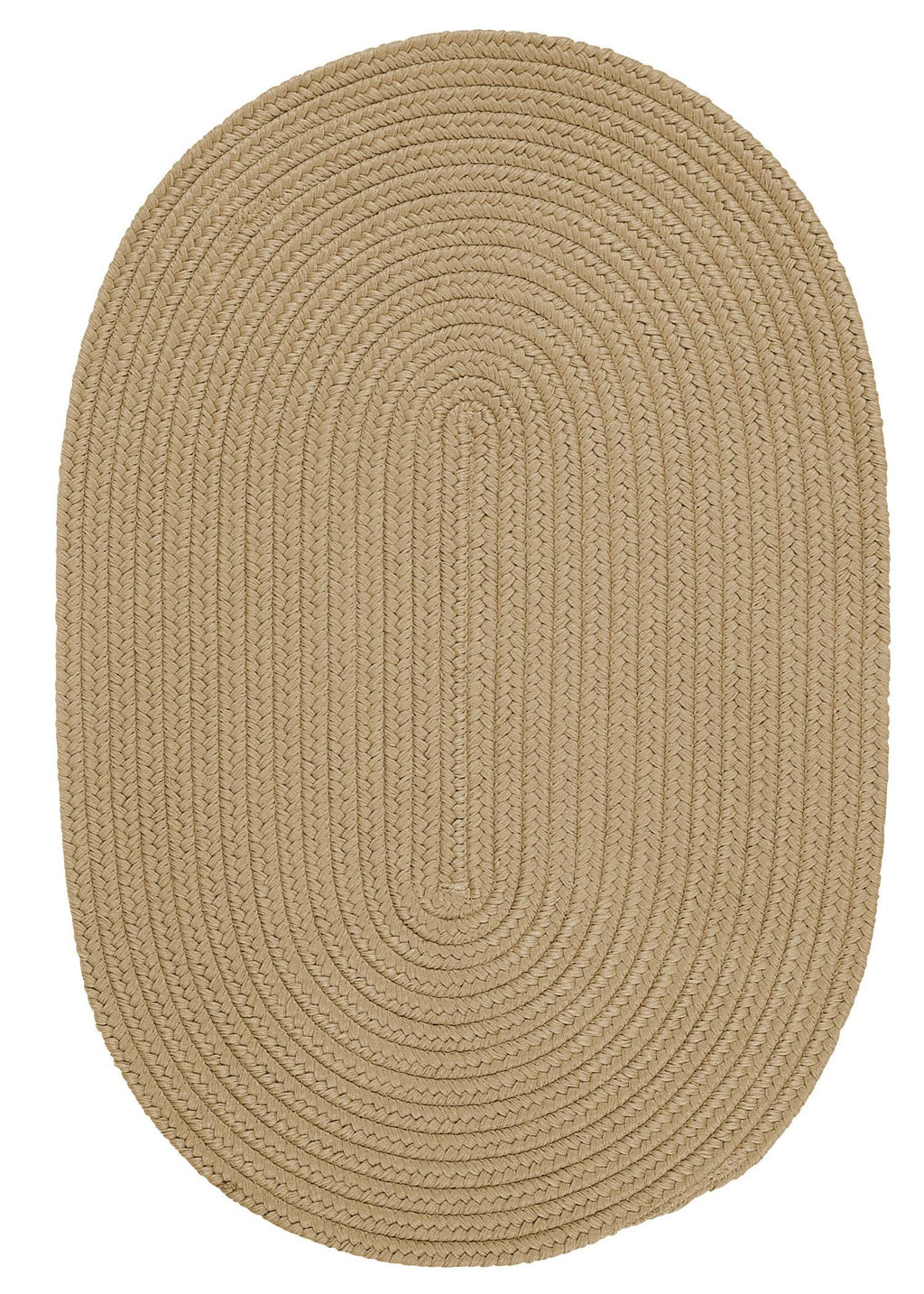 Cuban Sand 3' Round Braided Rug X25558