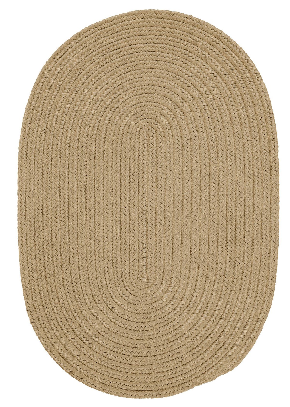 Cuban Sand 3' Round Braided Rug X25558