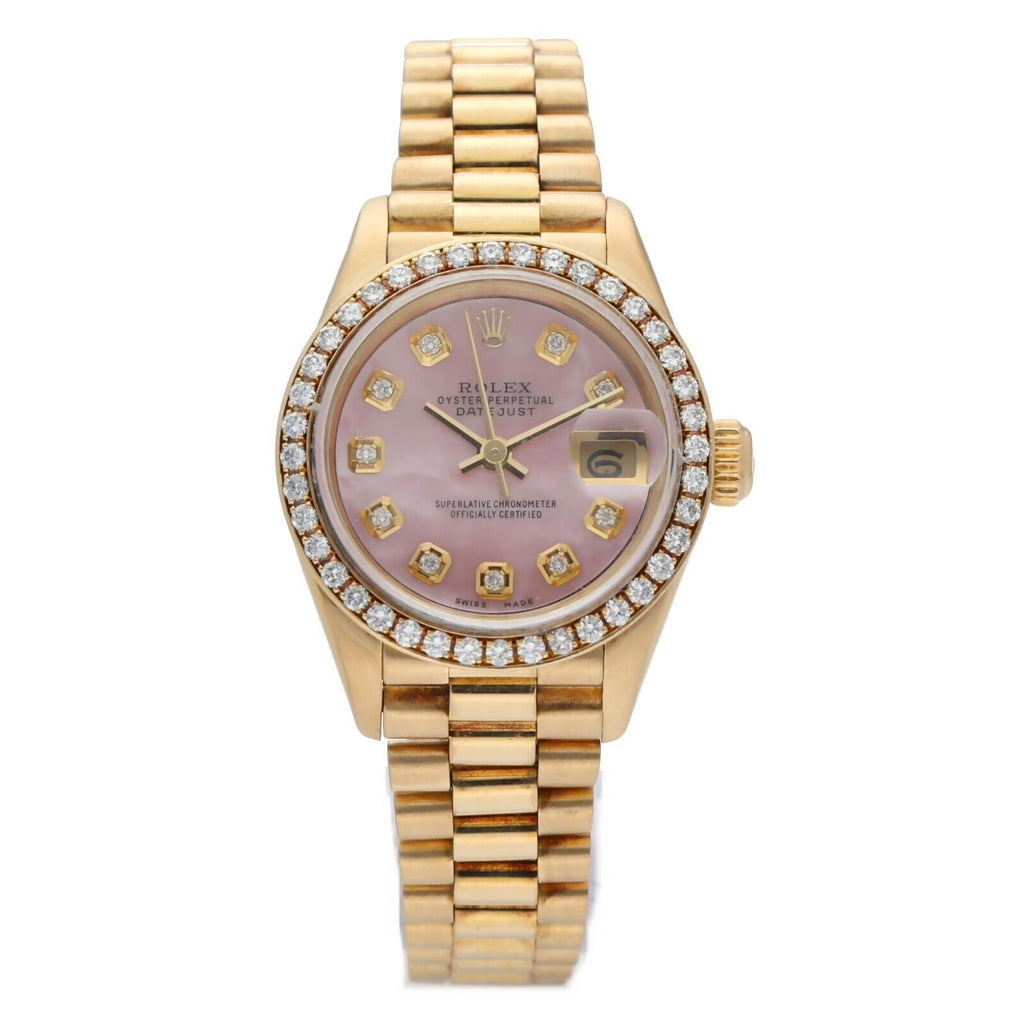 18k Yellow Gold Automatic Ladies Watch X180130