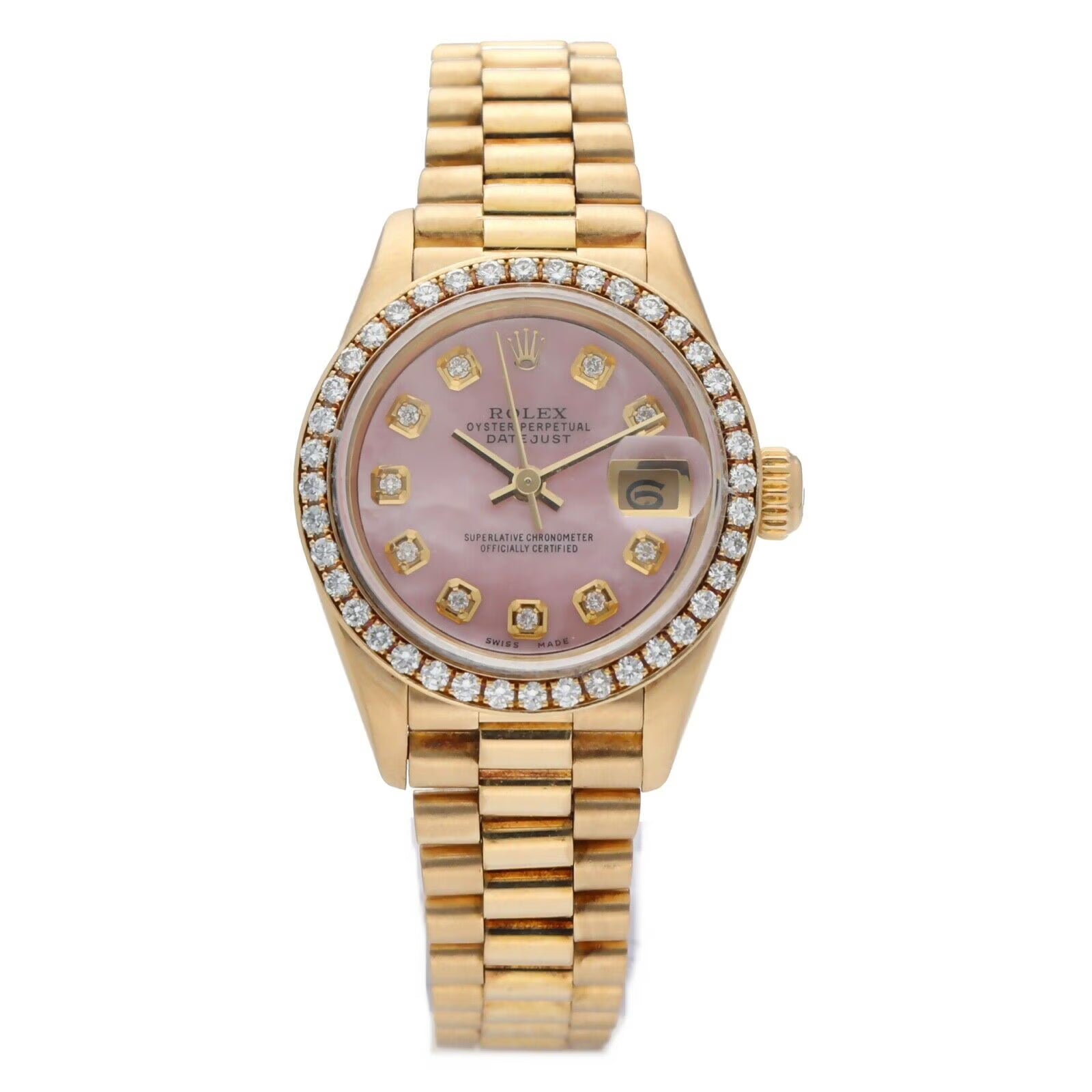 18k Yellow Gold Automatic Ladies Watch X180130