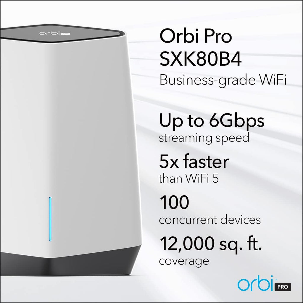 Orbi Pro WiFi 6 Tri-Band Mesh Add-on Satellite E40760