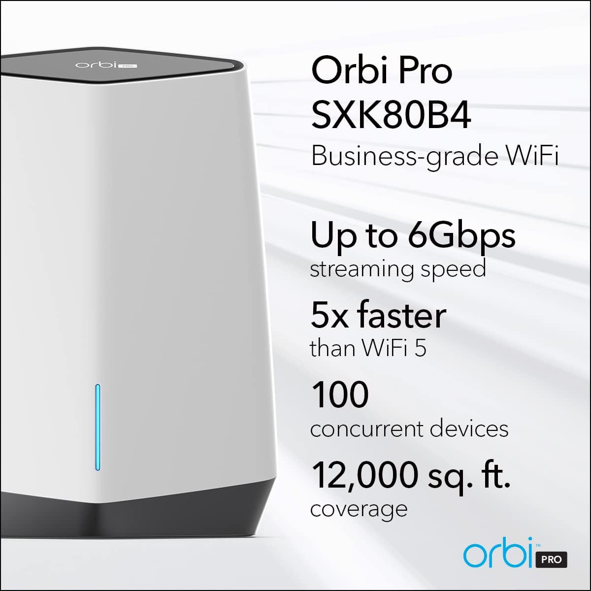 Orbi Pro WiFi 6 Tri-Band Mesh Add-on Satellite E40760