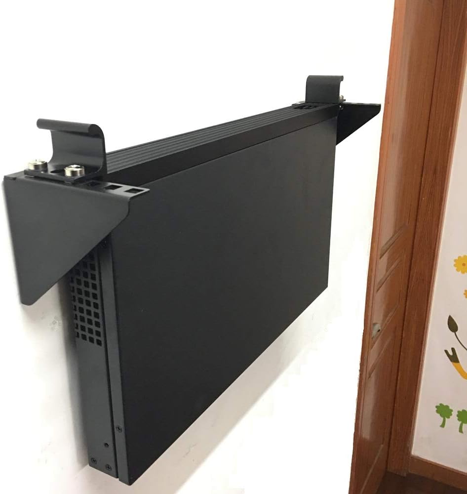 3U Lightweight Foldable Wall Mount Patch Panel Bracket, 19 inch Steel, Pack of 2 I700757