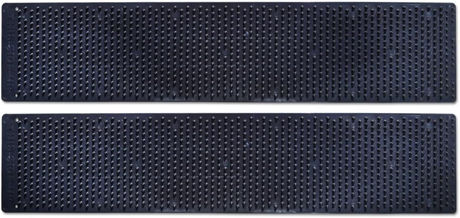 Black 2 Pack Portable Tire Traction Mats G3362