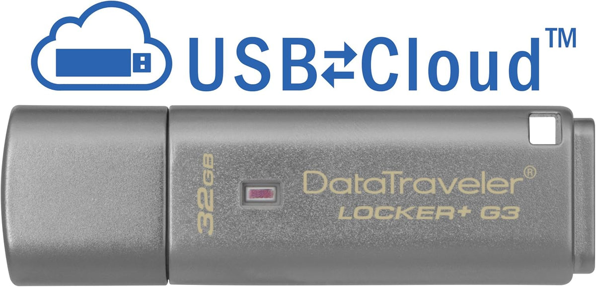 32GB USB 3.0 Data Traveler Locker + G3 Pack of 2 I87790
