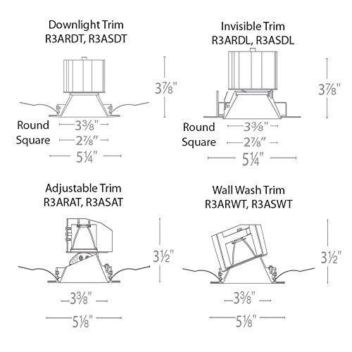 White Wall Wash Trim LED Module L6021