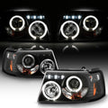 LED Halo Black Housing Projector Headlights S483