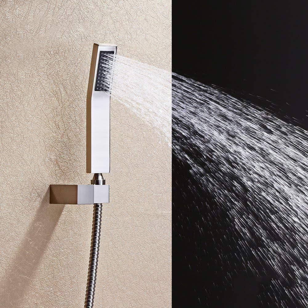 Rainfall LED Shower Set Double-Function Valve Brass Handheld Shower Oil Rubbed Bronze K25906