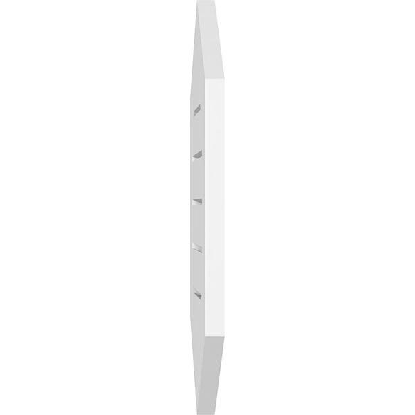 Vertical Peaked Surface Mount PVC Gable Vent V867929