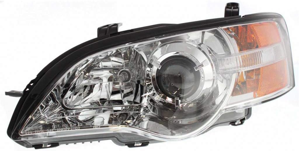 Passenger Side Headlight for Subaru Legacy 2005 L463301