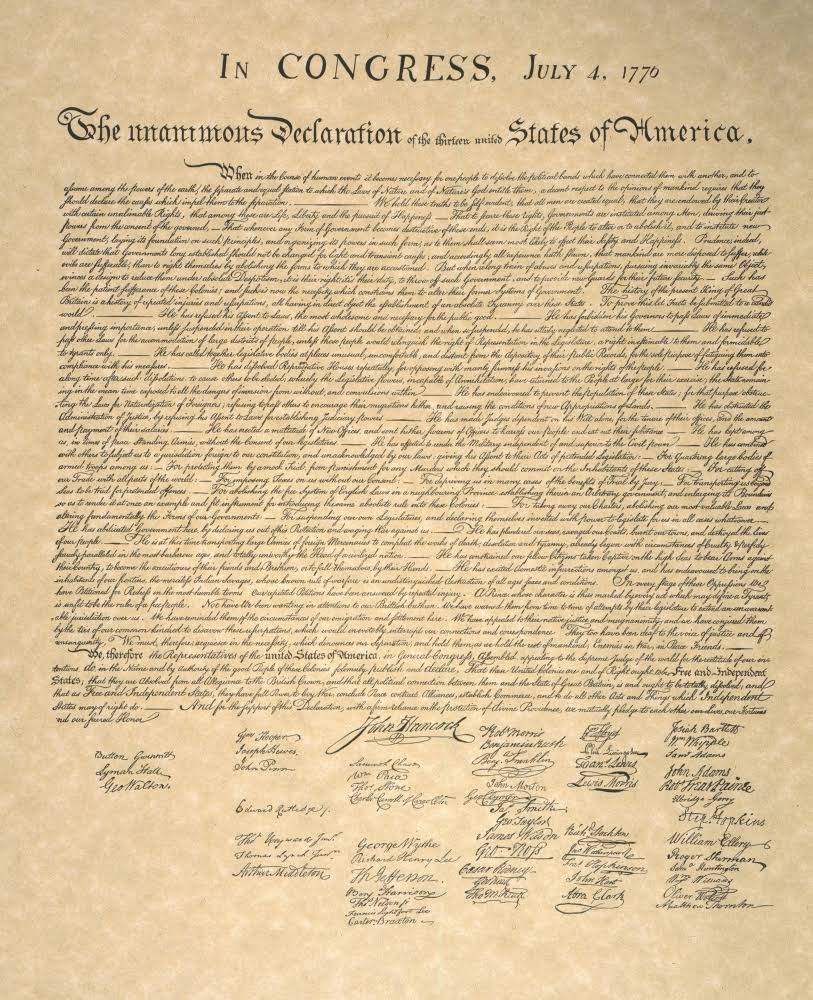 Declaration of Independence Poster Print L30510