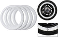 4 pcs White Wall Tires for R14 E24027