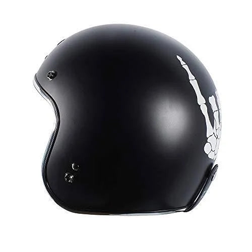 Flat Black 3/4 Helmet Y30942
