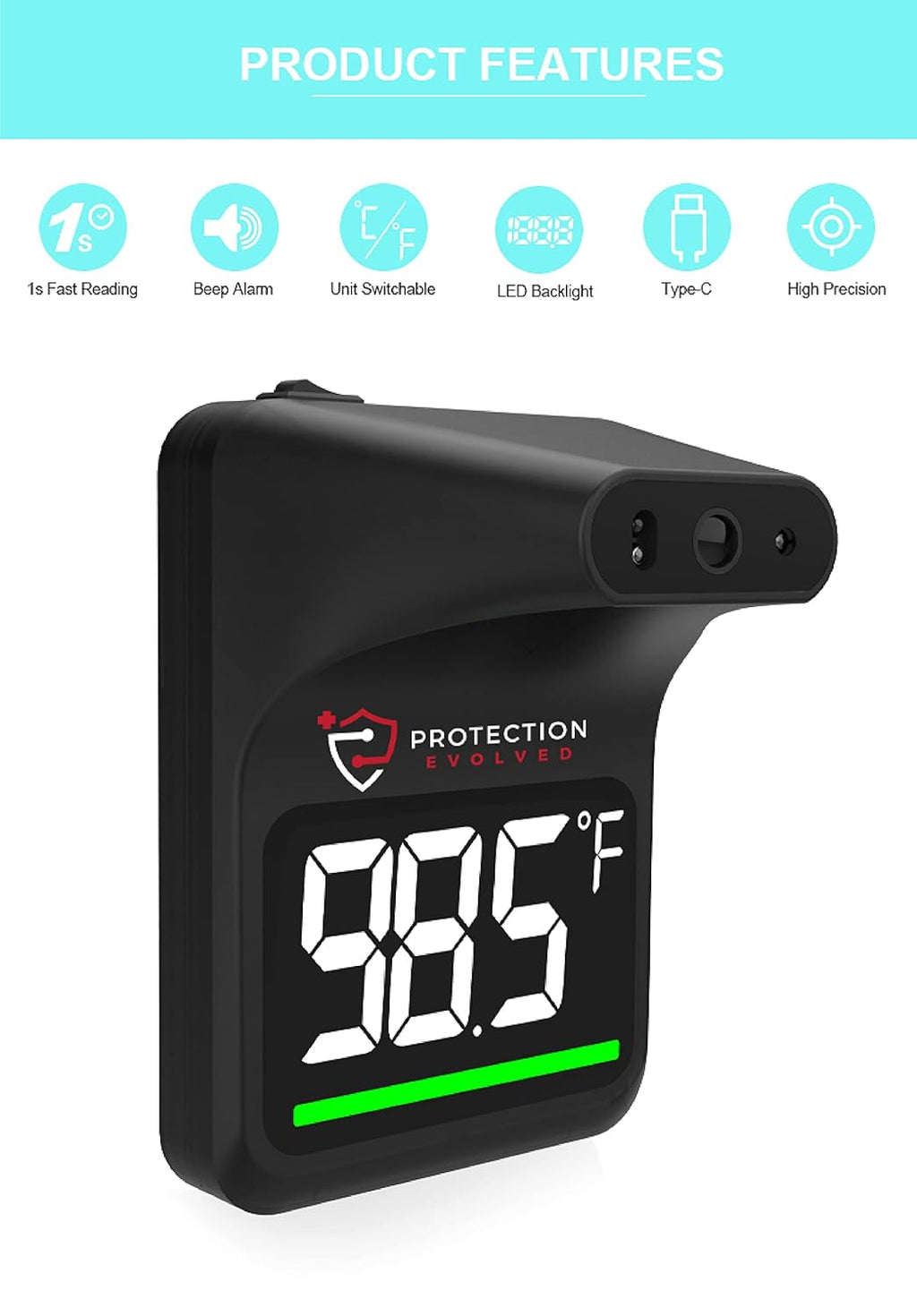 Non-Contact Infrared Thermometer Pack of 2 Y140