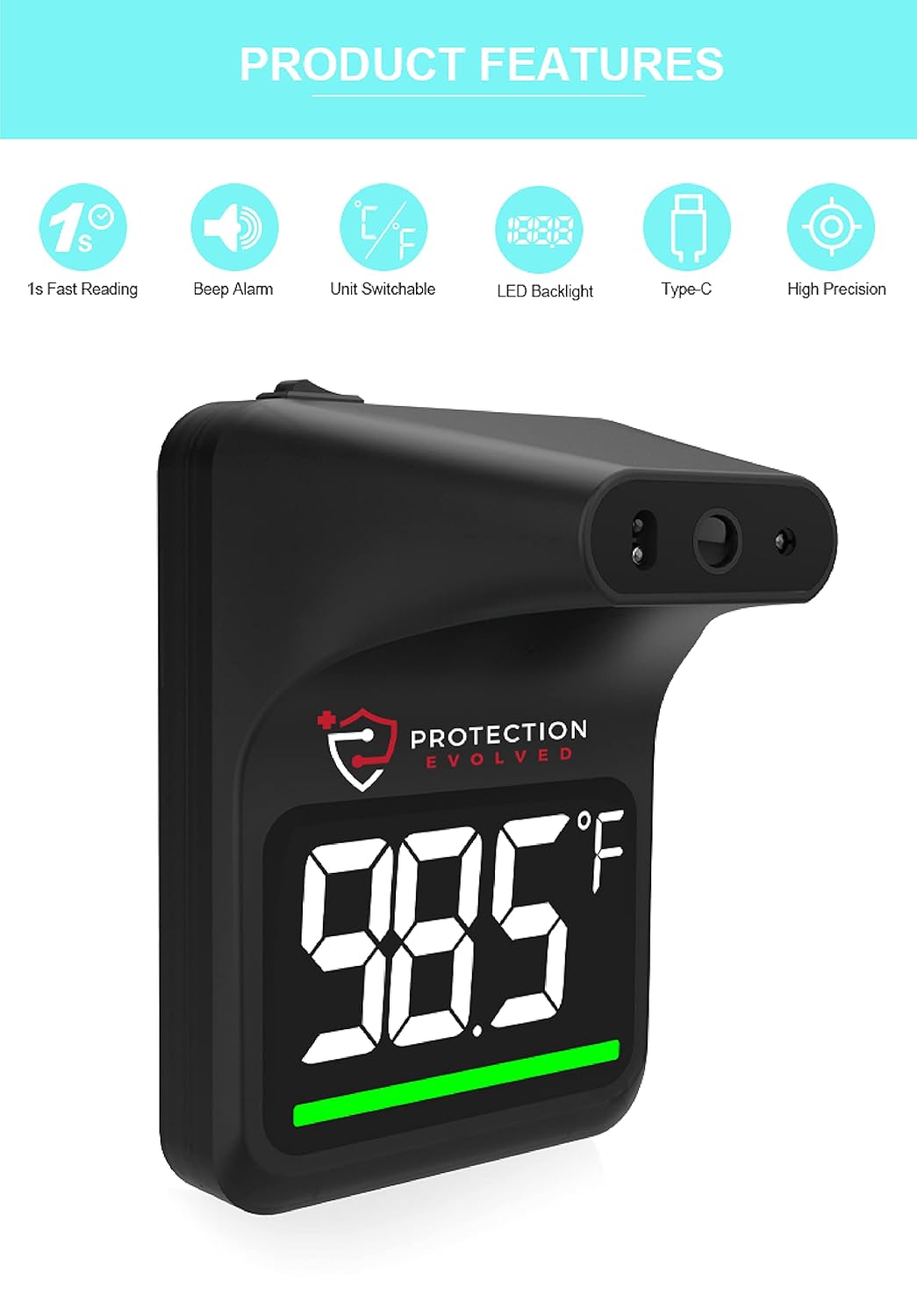 Non-Contact Infrared Thermometer Pack of 2 Y140