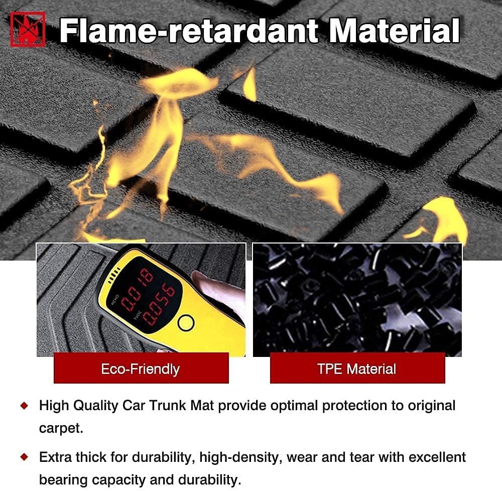 Heavy Duty Trunk Liner for Honda CRV 2007 2011, Anti-Slip Cargo Mat R2256