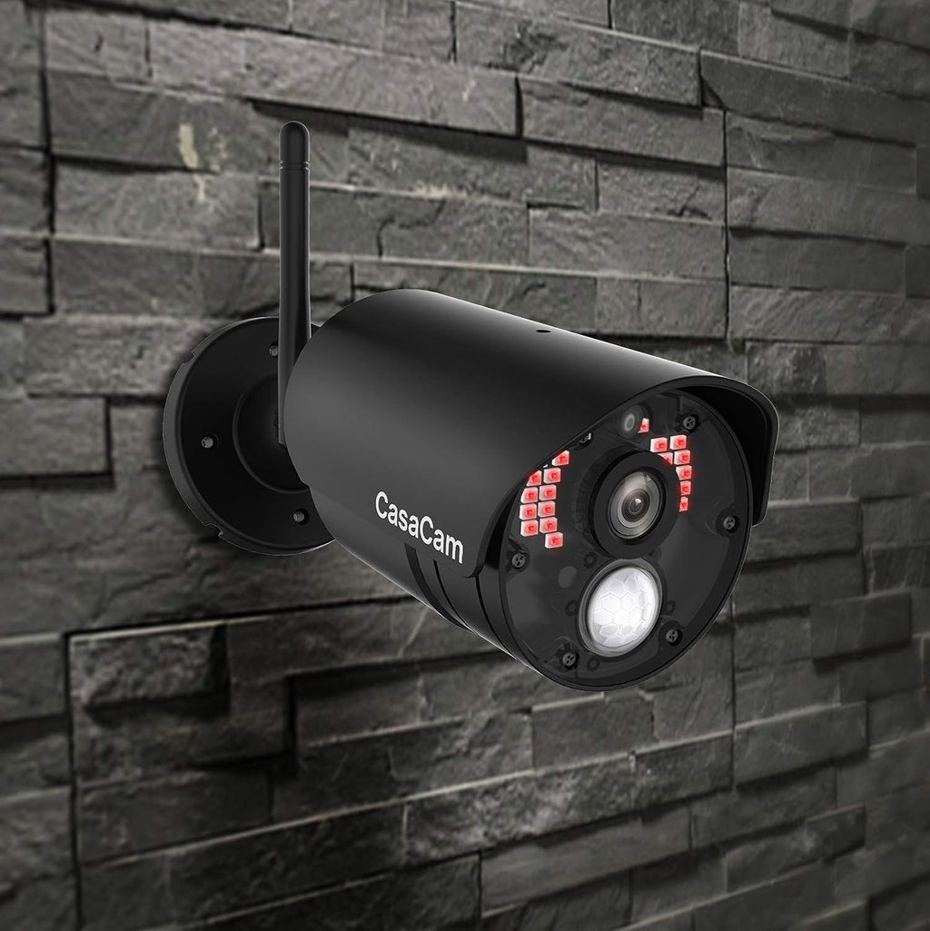 Wireless Security Camera System with 7 Touchscreen and HD Nightvision Cameras, AC Powered (2-cam kit) Z922