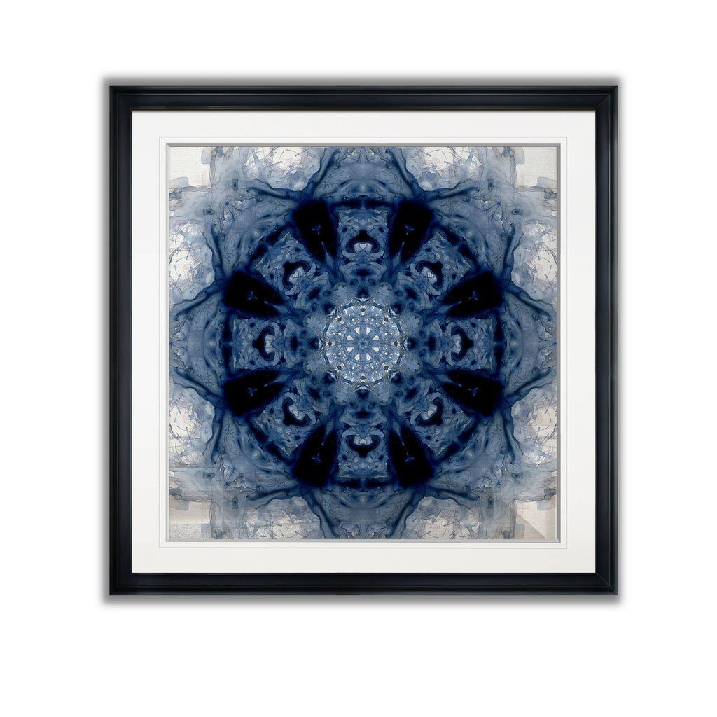 Indigo Framed Giclee Print 38x38 B52805